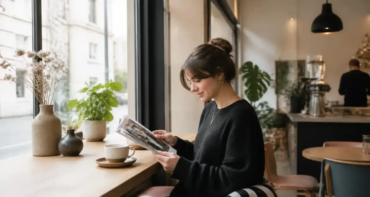 Cafe independant a Angers, coin lecture