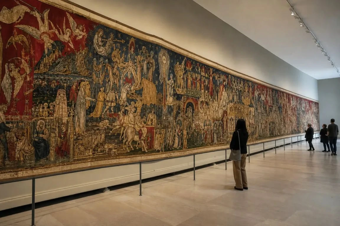 La tapisserie de l’Apocalypse au kasteel van Angers, chef-d’œuvre à voir pendant la visite