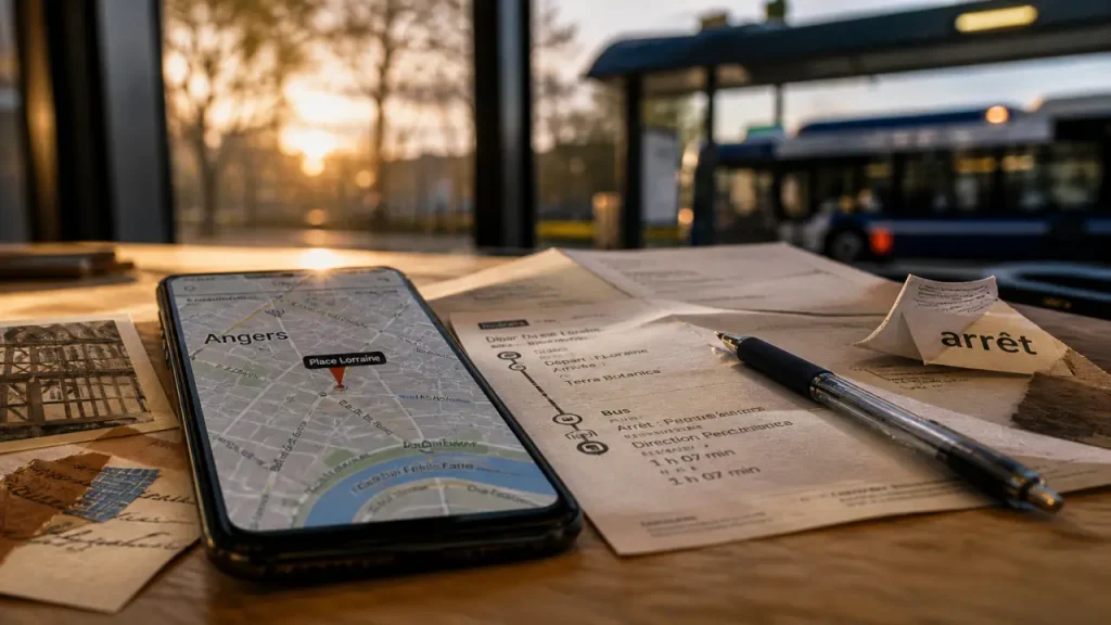 Place lorraine angers sur la carte, repère et itinéraire pour se garer