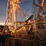 Grande roue Angers au Jardin du Mail pendant Noël