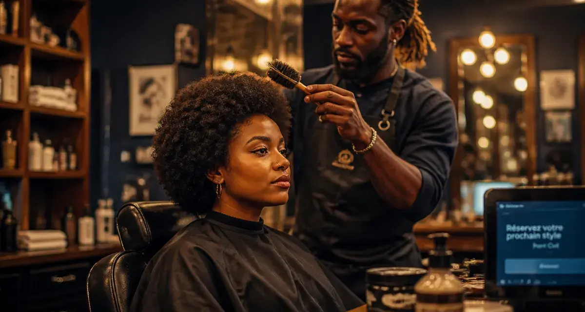 Point cut barbershop Angers : coiffure afro et barbe