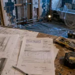 Devis travaux Angers pour chantier sans surprise, plans et niveau en salle de bain