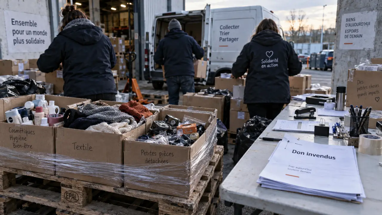 À Angers, Comerso organise le don des invendus aux associations