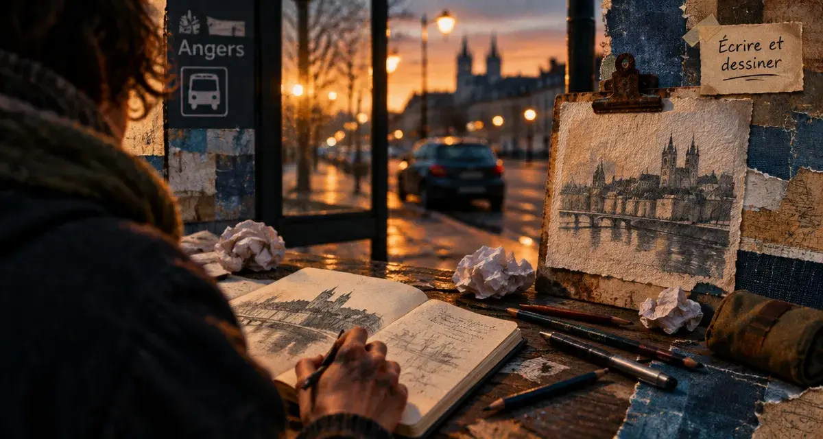 À Angers, Thomas retrouve l’écriture et le dessin après la rue