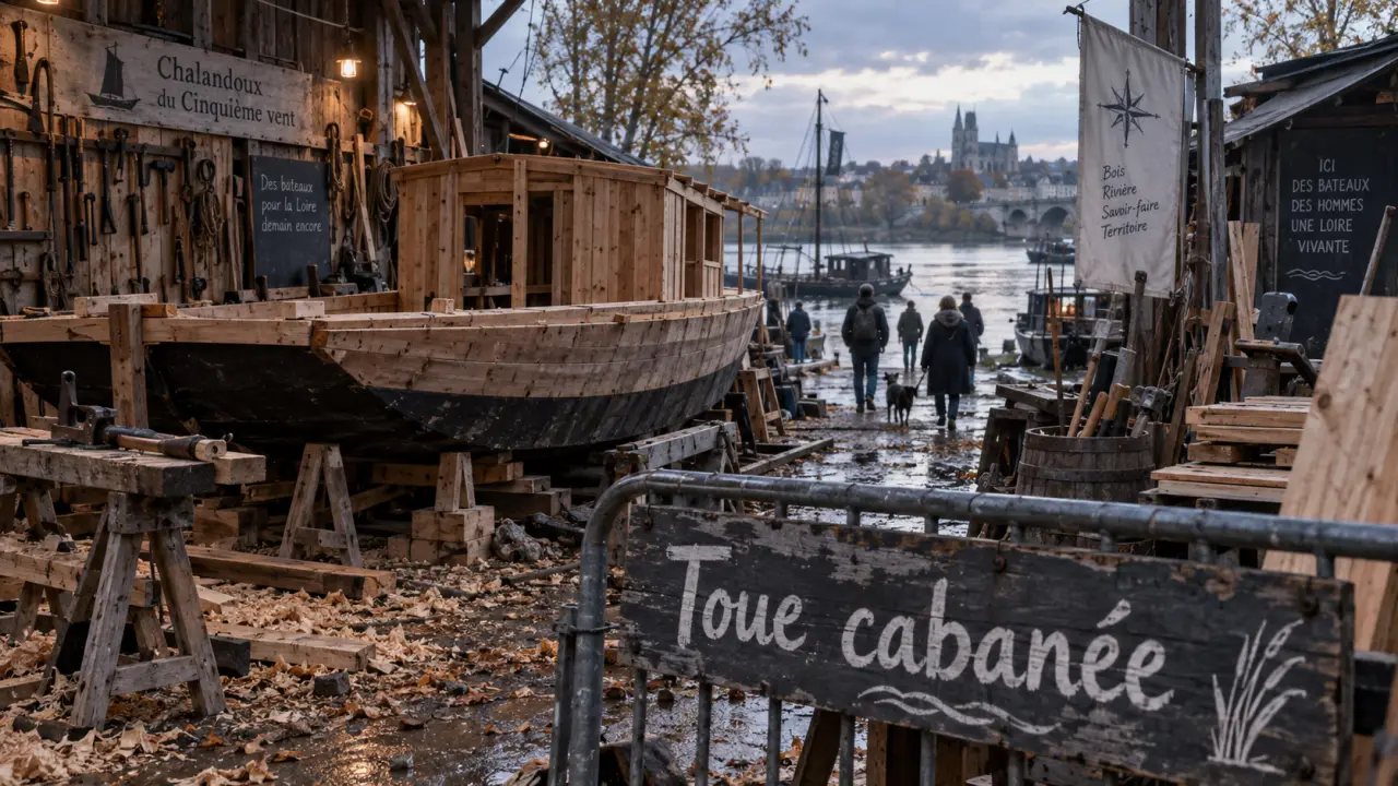 À Chalonnes-sur-Loire, la toue cabanée de Patrice vise l’eau en avril 2027