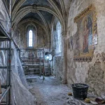 À Angers, la chapelle Saint-Jean révèle des fresques pendant sa rénovation