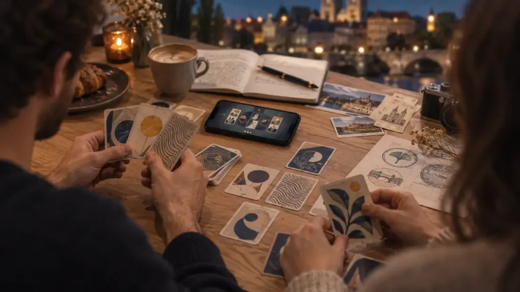 Un couple angevin lance une application mobile inspirée d&rsquo;un jeu de cartes