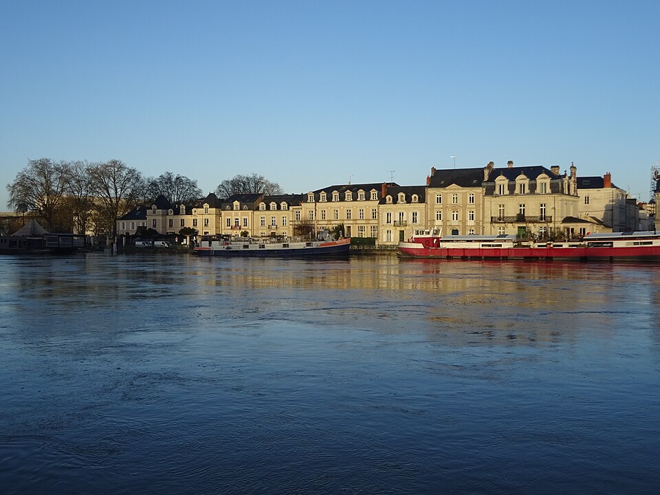 Le quai des Carmes à Angers