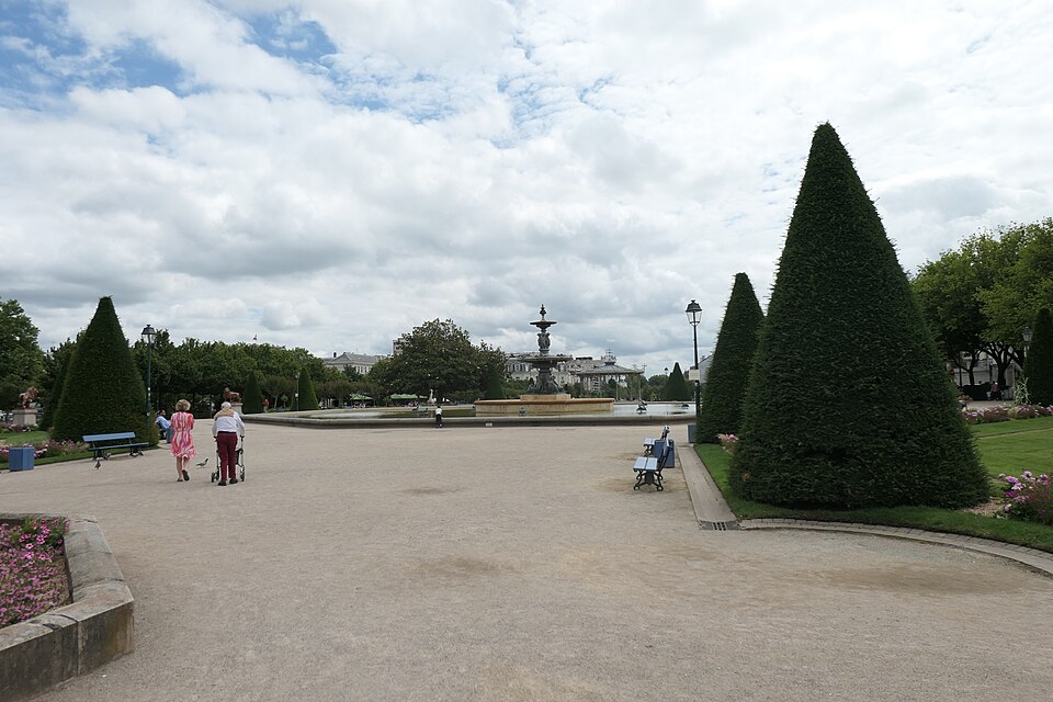 Le jardin du Mail à Angers