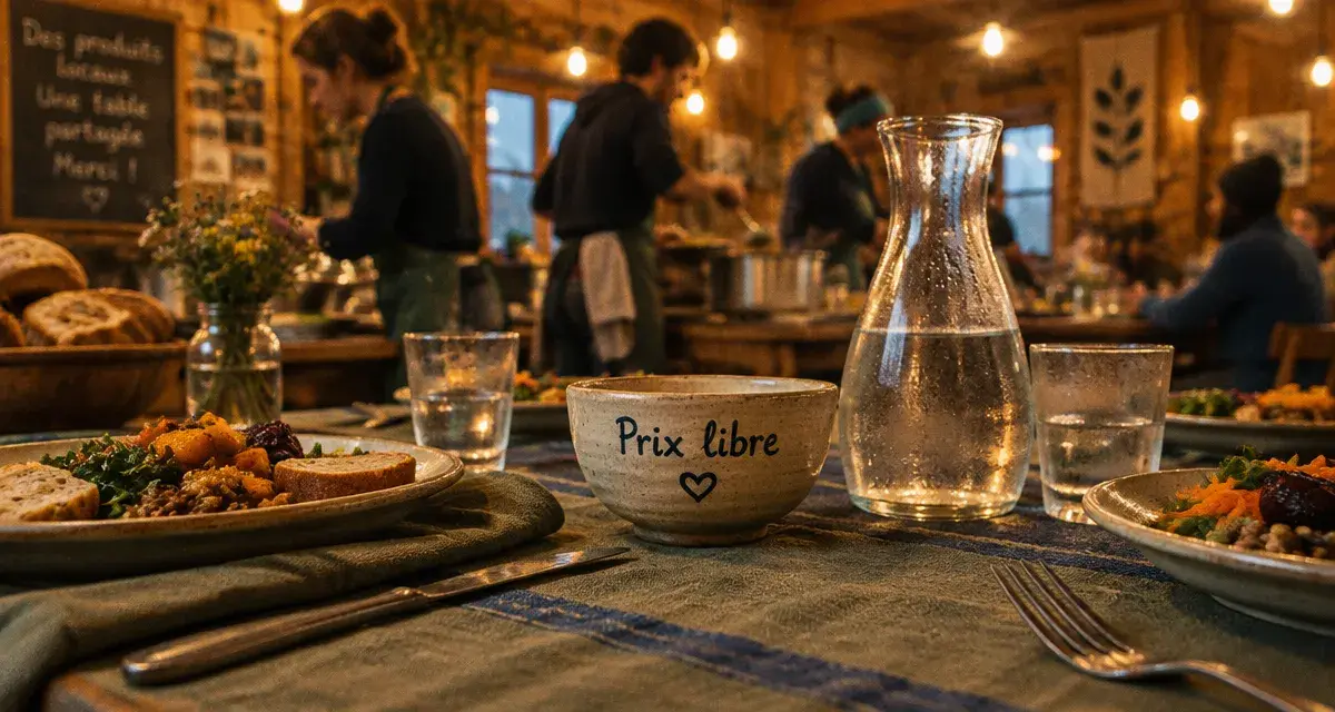 À La Pommeraye, une cantine éphémère à prix libre ouvre tous les deux mois