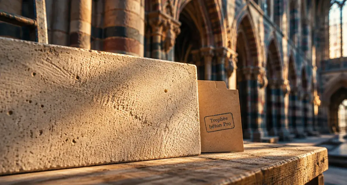 Le portail de la cathédrale d’Angers distingué par le Trophée béton Pro
