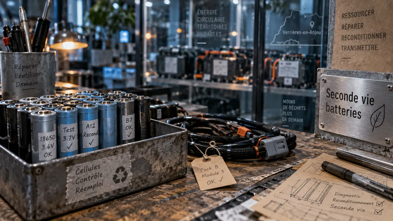 VoltR : une seconde vie pour les batteries au cœur de l'Anjou